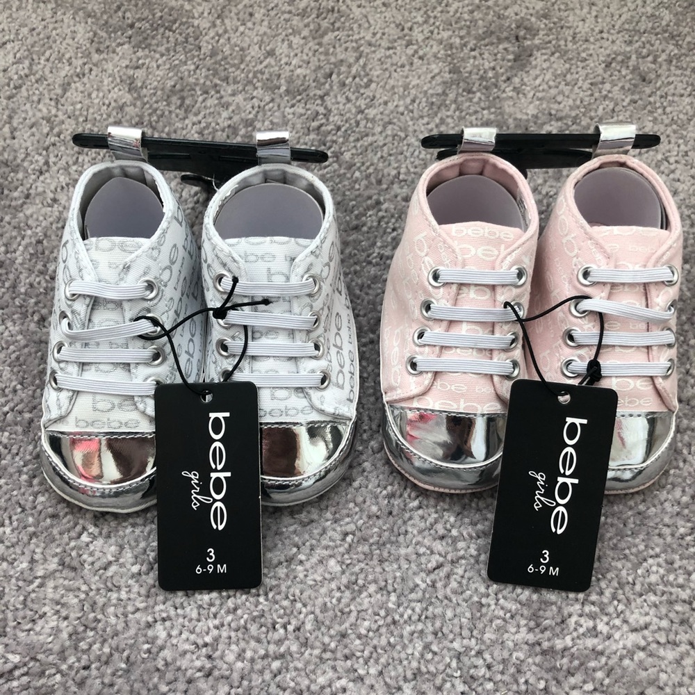 Bebe Girl’s Crib Shoes 6-9 months